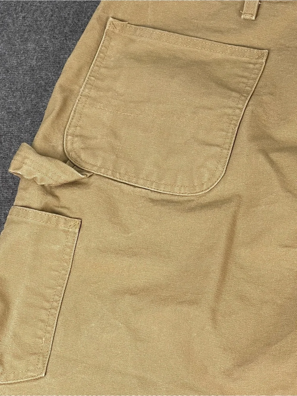 Vtg Y2K Carhartt B11 Canvas Carpenter Skate Workwear Pants Mens 46x32 Wide Leg